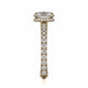 Michael M Hidden Halo Round Engagement Ring