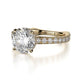 Michael M Hidden Halo Round Engagement Ring