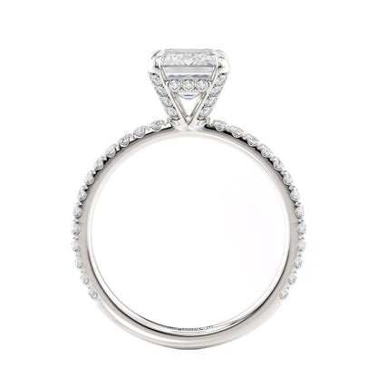 Michael M Emerald Engagement Ring