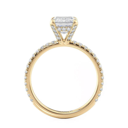 Michael M Emerald Engagement Ring