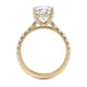 Michael M Hidden Halo Cushion Engagement Ring
