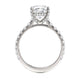Michael M Hidden Halo Cushion Engagement Ring