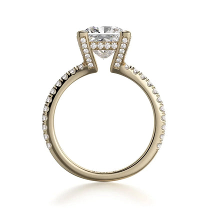Michael M Hidden Halo Engagement Ring