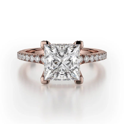 Michael M Hidden Halo Engagement Ring