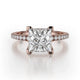 Michael M Hidden Halo Engagement Ring