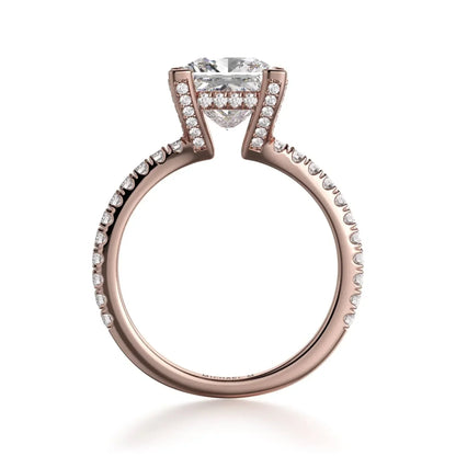 Michael M Hidden Halo Engagement Ring