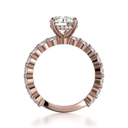 Michael M Hidden Halo Engagement Ring