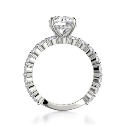 Michael M Hidden Halo Engagement Ring
