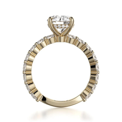 Michael M Hidden Halo Engagement Ring
