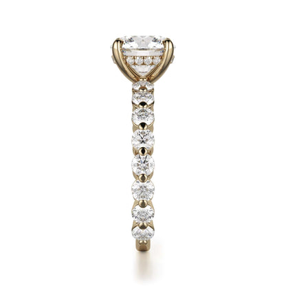 Michael M Hidden Halo Engagement Ring