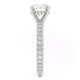 Michael M Hidden Halo Round Engagement Ring