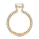 Michael M Hidden Halo Round Engagement Ring