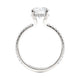Michael M Hidden Halo Round Engagement Ring