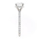 Michael M Hidden Halo Round Engagement Ring