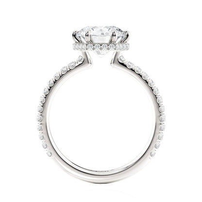 Michael M Center Stone Prong Round Engagement Ring