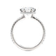 Michael M Center Stone Prong Round Engagement Ring