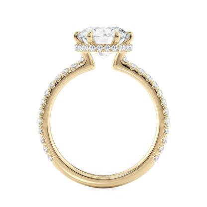 Michael M Center Stone Prong Round Engagement Ring