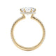 Michael M Center Stone Prong Round Engagement Ring