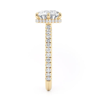 Michael M Center Stone Prong Round Engagement Ring