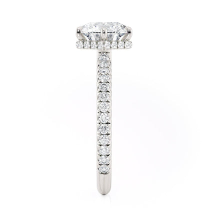 Michael M Center Stone Prong Round Engagement Ring