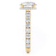 Michael M Hidden Halo Round Engagement Ring