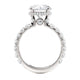 Michael M Hidden Halo Round Engagement Ring