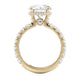 Michael M Hidden Halo Round Engagement Ring