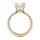 Michael M Hidden Halo Round Engagement Ring