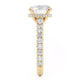 Michael M Hidden Halo Round Engagement Ring