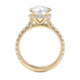 Michael M Hidden Halo Round Engagement Ring
