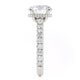 Michael M Hidden Halo Round Engagement Ring