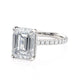 Michael M Prong Emerald Engagement Ring