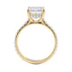 Michael M Prong Emerald Engagement Ring