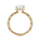 Michael M Hidden Halo Round Engagement Ring