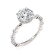 Michael M Hidden Halo Round Engagement Ring