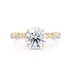 Michael M Hidden Halo Round Engagement Ring