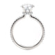 Michael M Hidden Halo Round Engagement Ring