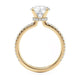 Michael M Hidden Halo Round Engagement Ring
