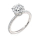 Michael M Hidden Halo Round Engagement Ring