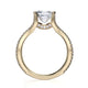 Michael M Prong Asscher Engagement Ring