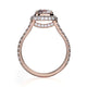 Michael M Prong Round Engagement Ring