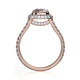 Michael M Prong Round Engagement Ring