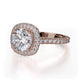 Michael M Prong Round Engagement Ring