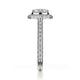 Michael M Prong Round Engagement Ring