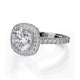 Michael M Prong Round Engagement Ring