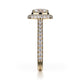 Michael M Prong Round Engagement Ring