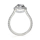 Michael M Prong Oval Engagement Ring