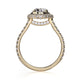 Michael M Prong Oval Engagement Ring