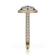 Michael M Prong Oval Engagement Ring