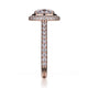Michael M Prong Oval Engagement Ring